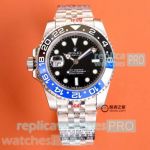 Swiss Clone Rolex Batgirl GMT-Master ii 2836 Stainless Steel Jubilee Strap